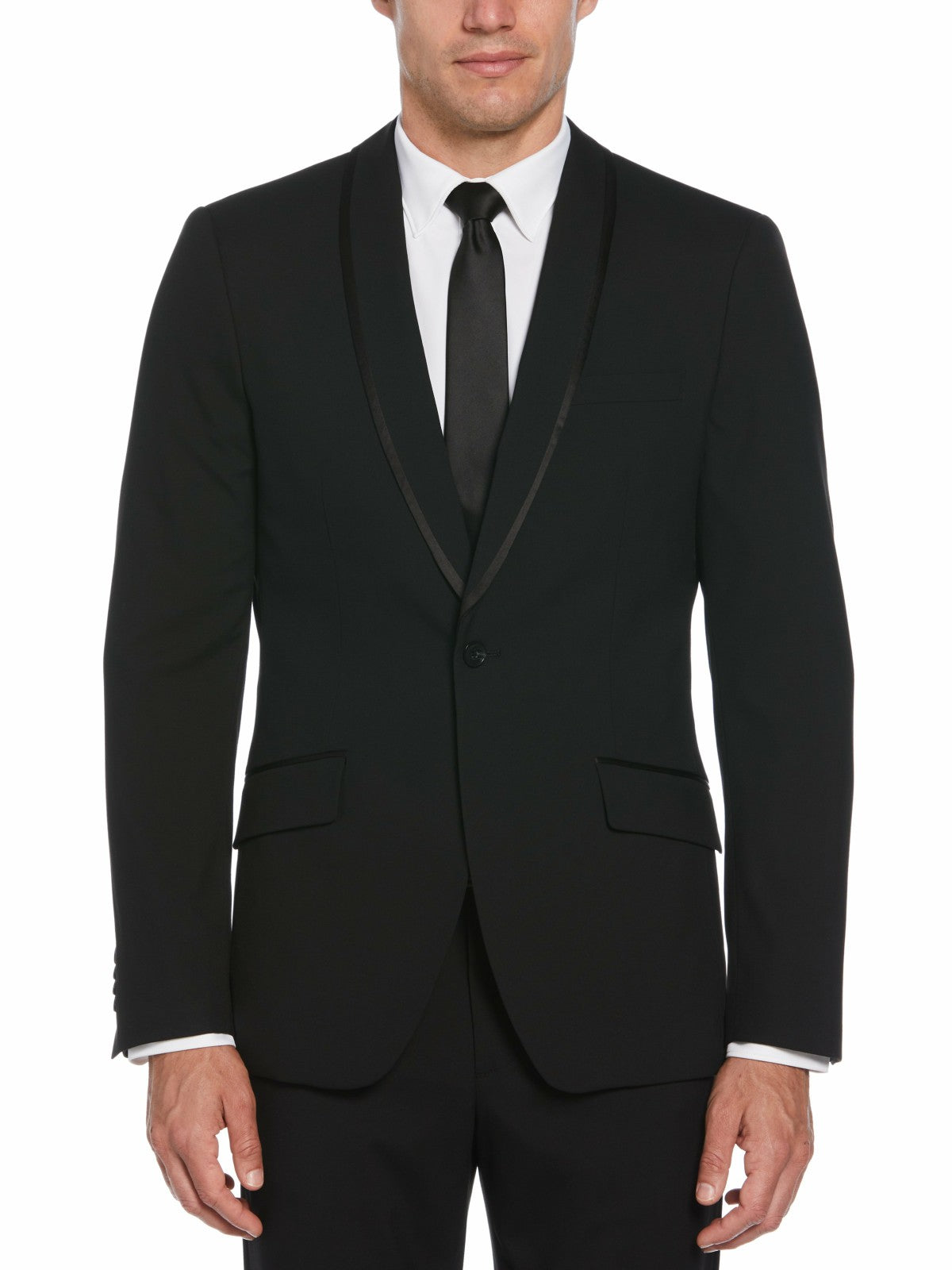 Perry Ellis Slim Fit Stretch Tuxedo Suit Jacket