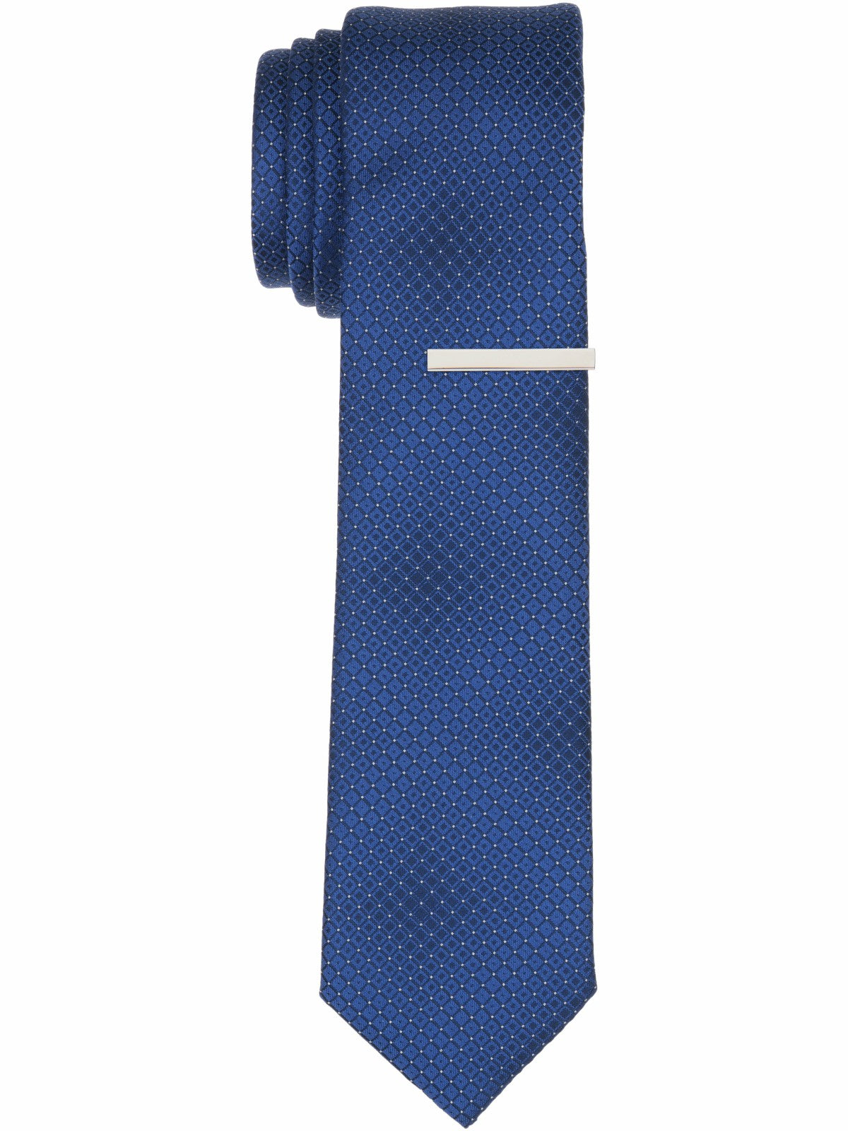 Perry Ellis Solid Plain weave Slim Necktie