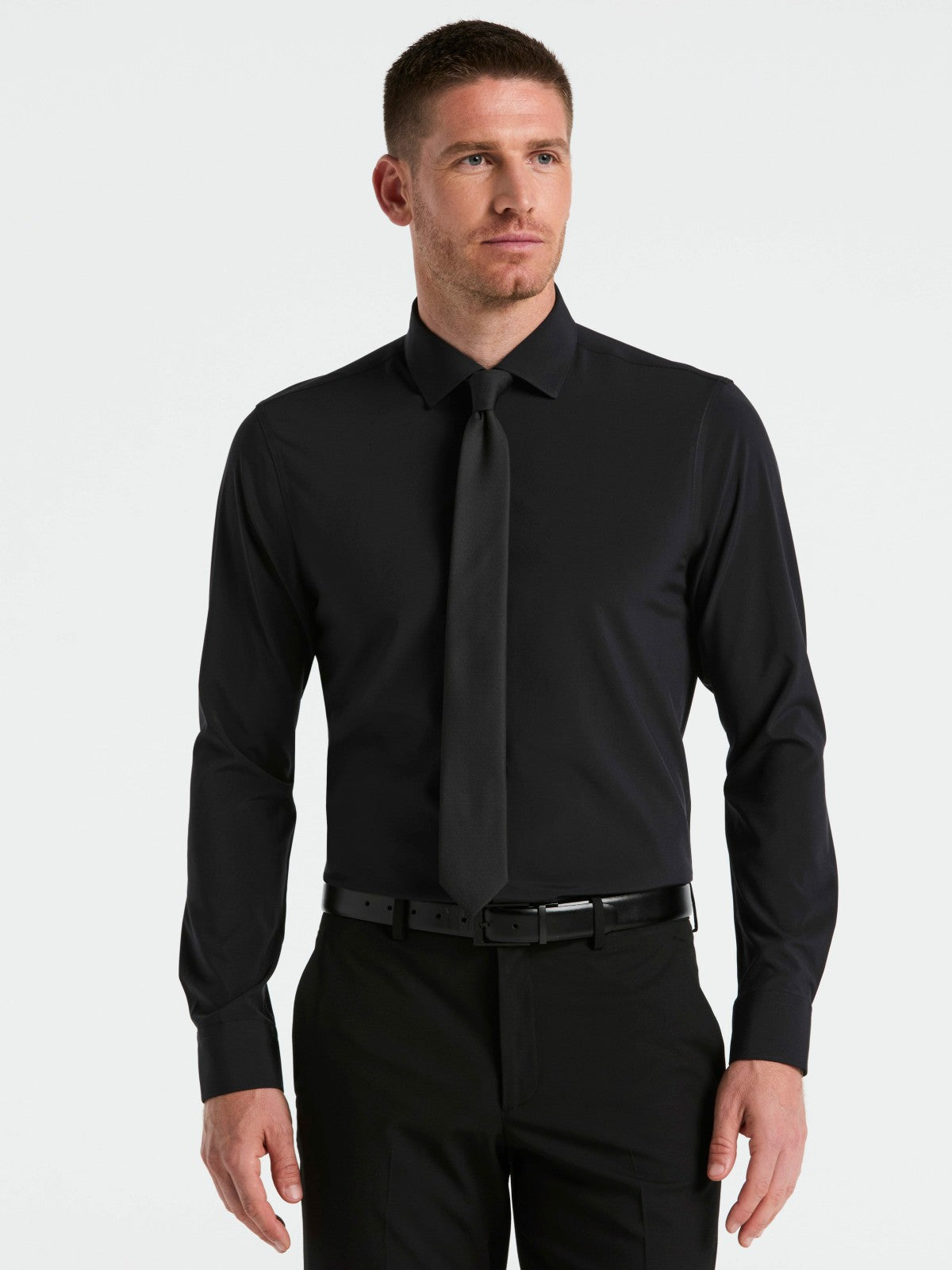 Perry Ellis Performance Tech Solid Dress Shirt