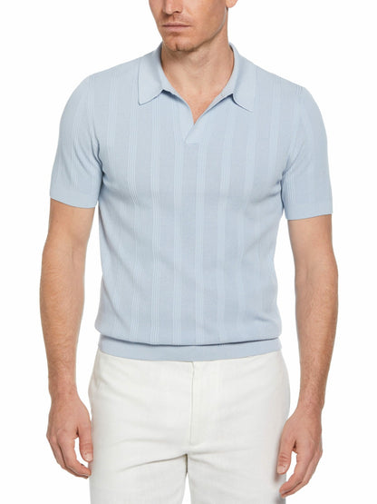 Perry Ellis Mesh Stripe Sweater Polo